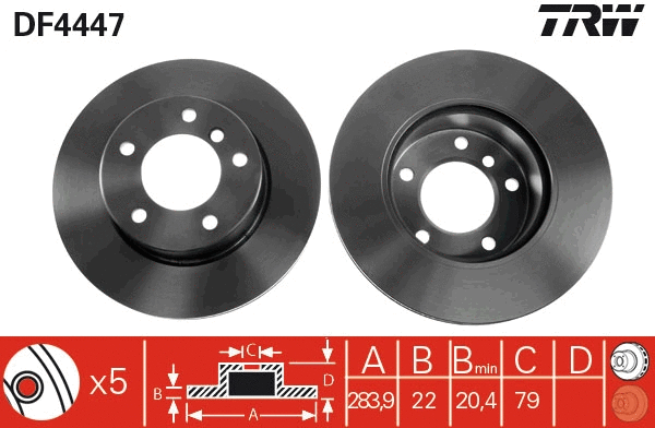 Brake Disc (DF4447)
