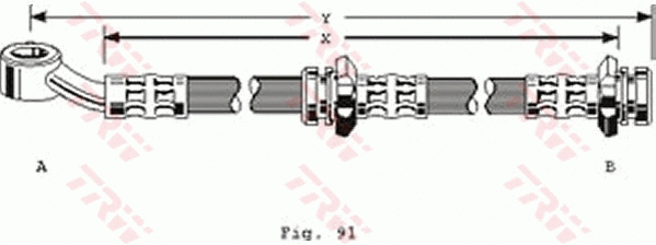 Brake Hose (PHD128)