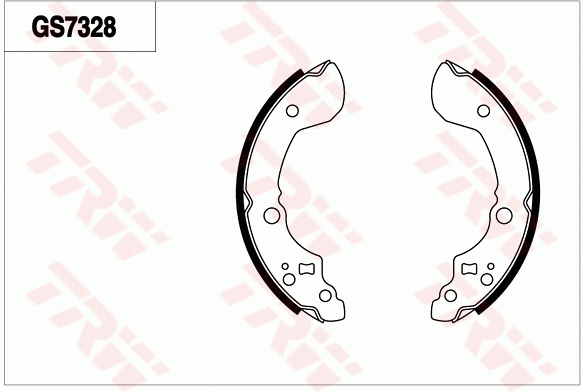 Brake Shoe Set (GS7328)